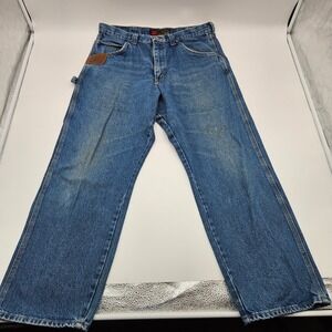 Riggs Workwear DuraShield Denim Jeans Mens 36x30 Blue Carpenter Work Pants